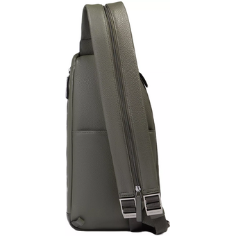  Рюкзак слинг Piquadro Modus Special CA5577MOS/VEVE оливковый натуральная кожа 