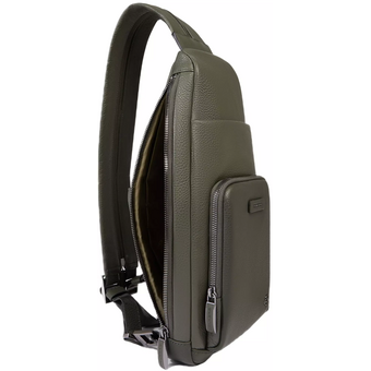  Рюкзак слинг Piquadro Modus Special CA5577MOS/VEVE оливковый натуральная кожа 