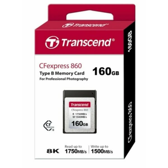  Карта памяти Transcend TS160GCFE860 CFexpress Type B 160GB SCFexpress 860 Type B 1500/1750Mb/s 