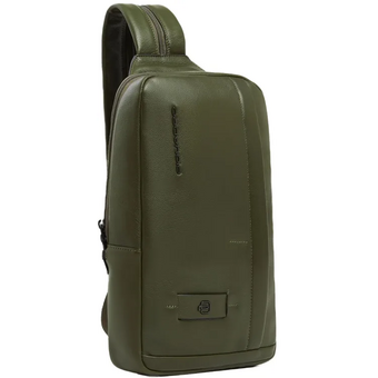  Рюкзак слинг Piquadro Russel CA6764W137/VE2 хаки кожа 