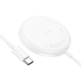  СЗУ HOCO CW52 Enjoy magnetic wireless fast charging White 