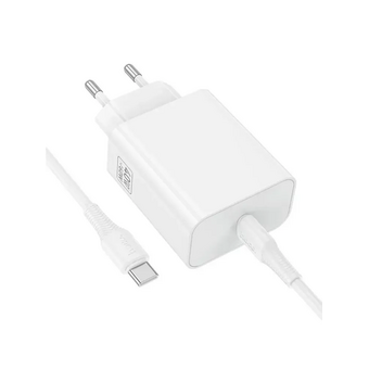  Зарядное устройство HOCO C162A Source single port PD40W Charger set (C to C) EU White 