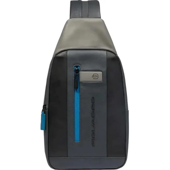  Рюкзак слинг Piquadro Urban CA6540UB00/NGR черный натуральная кожа 
