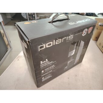  УЦ Кофемашина Polaris PCM 2020 черный/нерж (плохая упаковка, замена помпы) 