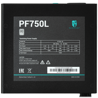  Блок питания DeepCool GamerStorm PF750L черный (R-PF750L-HE0B-WGEU) 