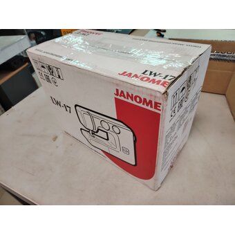  УЦ Швейная машина Janome LW-17 белый (плохая упаковка, нет гар.талона, пересборка оборудования) 