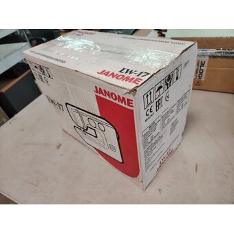  УЦ Швейная машина Janome LW-17 белый (плохая упаковка, нет гар.талона, пересборка оборудования) 