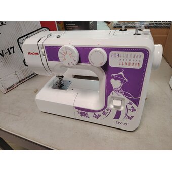  УЦ Швейная машина Janome LW-17 белый (плохая упаковка, нет гар.талона, пересборка оборудования) 
