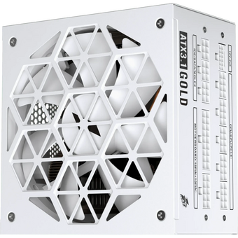  Блок питания 1STPLAYER Ack Gold 850W White (HA-850BA2-WH) / ATX 3.1, PCle 5.1, APFC, 80 Plus Gold, LLC+DC-DC, full Teapo caps, 140mm fan, full modular 