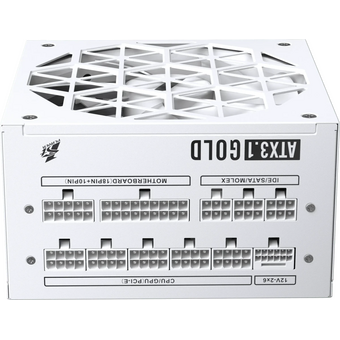  Блок питания 1STPLAYER Ack Gold 850W White (HA-850BA2-WH) / ATX 3.1, PCle 5.1, APFC, 80 Plus Gold, LLC+DC-DC, full Teapo caps, 140mm fan, full modular 