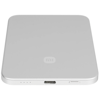  Внешний аккумулятор Xiaomi BHR08Z2GL UltraThin Magnetic Power Bank 5000 15W GL Glacier Silver 