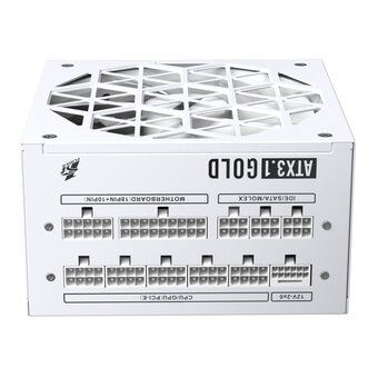  Блок питания 1STPLAYER Ack Gold 750W White (HA-750BA2-WH) / ATX 3.1, PCle 5.1, APFC, 80 Plus Gold, LLC+DC-DC, full Teapo caps, 140mm fan, full modular 