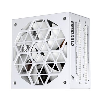 Блок питания 1STPLAYER Ack Gold 750W White (HA-750BA2-WH) / ATX 3.1, PCle 5.1, APFC, 80 Plus Gold, LLC+DC-DC, full Teapo caps, 140mm fan, full modular 