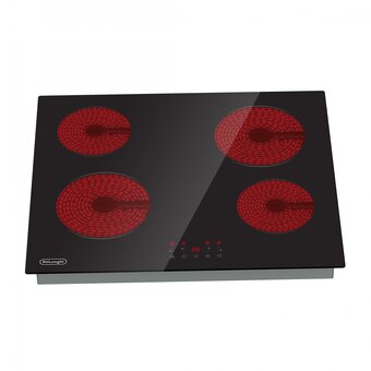  Варочная поверхности Delonghi Satora 6E0 CT черное стекло 