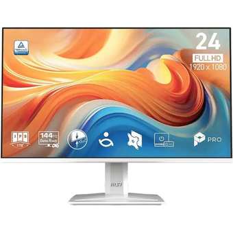  Монитор MSI Pro MP243W E14 (9S6-3PD1CT-037) белый 