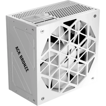  Блок питания 1STPLAYER Ack Bronze 750W White (HA-750AA2-WH) / ATX 3.1, PCIe 5.1, APFC, 80 Plus Bronze, full Teapo caps, 140mm fan, non-modular 