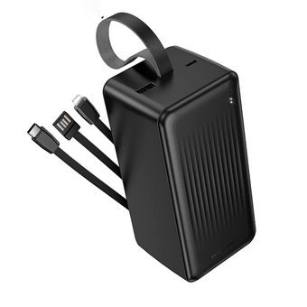  Аккумулятор внешний BOROFONE BJ79C with 3 cables 50000mAh чёрный 
