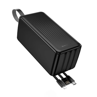  Аккумулятор внешний BOROFONE BJ79C with 3 cables 50000mAh чёрный 