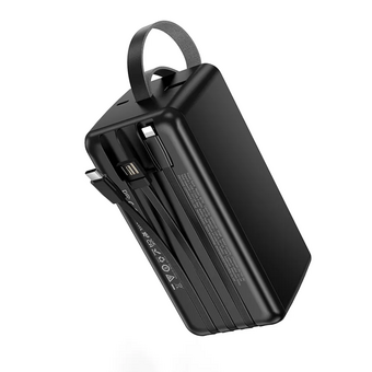  Аккумулятор внешний BOROFONE BJ79C with 3 cables 50000mAh чёрный 