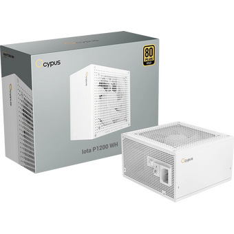  Блок питания Ocypus Iota P1200 WH, 1200W, APFC, 80+ Gold, ATX 3.1, Fully Modular, 120mm Fan 