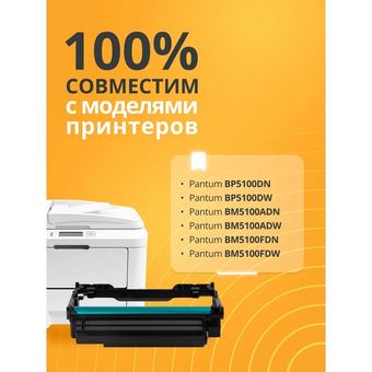  Драм-картридж Bion BCR-DL-5120 для Pantum BP5100DN/BP5100DW/BM5100ADN/BM5100ADW/BM5100FDN/BM5100FDW черный 30000стр 