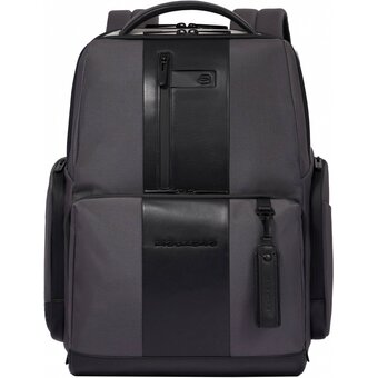  Рюкзак Piquadro Brief2 CA4818BR2/GRN серый нейлон 
