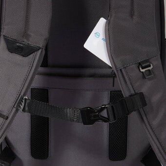  Рюкзак Piquadro Brief2 CA4818BR2/GRN серый нейлон 