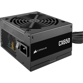  Блоки питания Corsair CX650 RPS0128 (CP-9020278-EU), 650W 80+ Bronze (ATX, 2.31, Non-modular, 1x24(20+4)pin, 1xCPU 8(4+4)pin) 