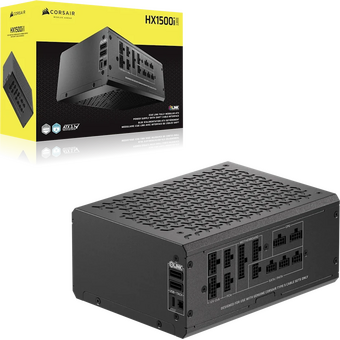  Блоки питания Corsair HX1500i Shift RPS0196 (CP-9020269-UK), 1500W 80+ Platinum (ATX, 3.1, PCIe 5.1, Full modular, 1x24(20+4)pin) 