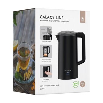  Электрочайник GALAXY GL 0372 черный 