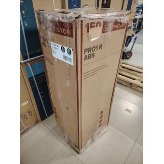  УЦ Водонагреватель Ariston Pro1 R ABS 150 V (плохая упаковка, б/у. нет документации, ремонт патрубка горячей воды и замена ТЭНа) 
