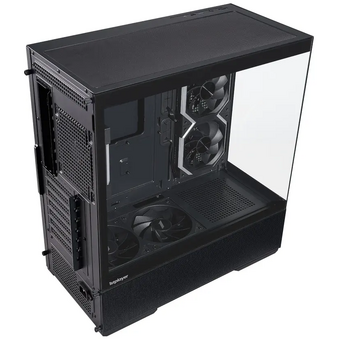  Корпус 1STPLAYER CV7 ARGB Black (CV7-BK-2FAR-2FH7R-1FH7) / ATX / 3x120mm ARGB 2x120mm fans 