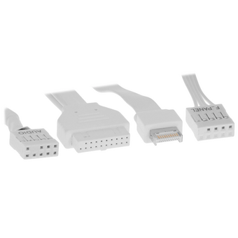  Корпус Corsair Frame 4000D (CC-9011291-WW), без БП Midi-Tower, TG, no fan, 2xUSB-A 3.2, 1xUSB Type-C, E-ATX, ATX, mITX White 