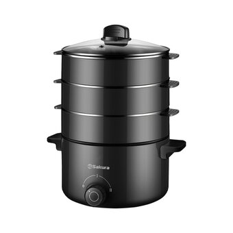  Пароварка Sakura SA-7218BK 