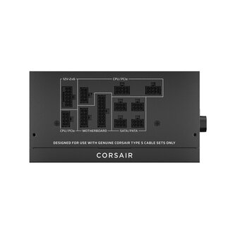  Блоки питания Corsair RM850x Shift RPS0161 (CP-9020299-EU), 850W 80+ Gold (ATX, 3.1, PCIe 5.1, Full modular, 1x24(20+4)pin) 