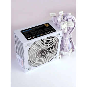  Блок питания Ginzzu MC1000 Gold, 80+ Gold 1000W белый 