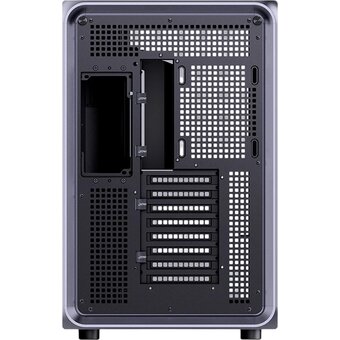  Корпус JONSBO Jonsplus BO400 без БП, боковая панель из закаленного стекла (панорама), mini-ITX, micro-ATX, ATX, серый 