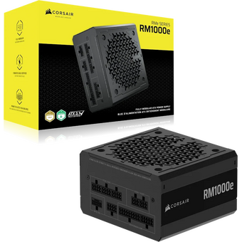  Блоки питания Corsair RM1000e RPS0217 (CP-9020297-EU), 1000W 80+ Gold (ATX, 3.1, PCIe 5.1, Full modular, 1x24(20+4)pin) 