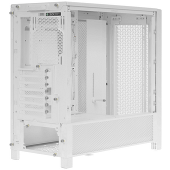  Корпус Corsair Frame 4000D (CC-9011291-WW), без БП Midi-Tower, TG, no fan, 2xUSB-A 3.2, 1xUSB Type-C, E-ATX, ATX, mITX White 