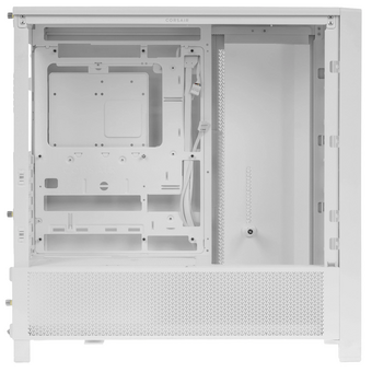  Корпус Corsair Frame 4000D (CC-9011291-WW), без БП Midi-Tower, TG, no fan, 2xUSB-A 3.2, 1xUSB Type-C, E-ATX, ATX, mITX White 