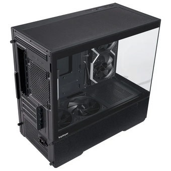  Корпус 1STPLAYER CV6 ARGB Black (CV6-BK-2FAR-2FH7R-1FH7) / mATX / 3x120mm ARGB 2x120mm fans 