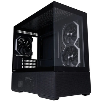  Корпус 1STPLAYER CV6 ARGB Black (CV6-BK-2FAR-2FH7R-1FH7) / mATX / 3x120mm ARGB 2x120mm fans 