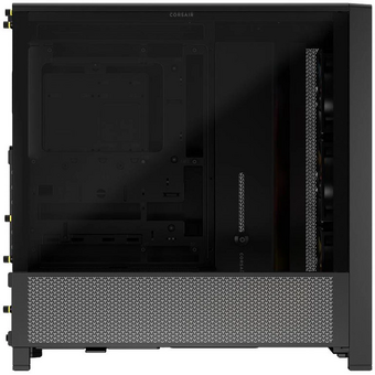  Корпус Corsair Frame 4000D RS ARGB (CC-9011296-WW), без БП, Midi-Tower, TG, 3x120mm 2xUSB-A 3.2, 1xUSB Type-C, E-ATX, ATX, mITX Black 
