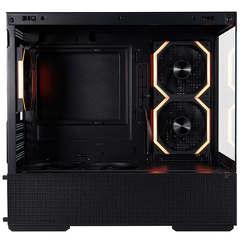  Корпус 1STPLAYER CV6 ARGB Black (CV6-BK-2FAR-2FH7R-1FH7) / mATX / 3x120mm ARGB 2x120mm fans 
