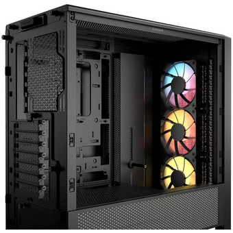  Корпус Corsair Frame 4000D RS ARGB (CC-9011296-WW), без БП, Midi-Tower, TG, 3x120mm 2xUSB-A 3.2, 1xUSB Type-C, E-ATX, ATX, mITX Black 