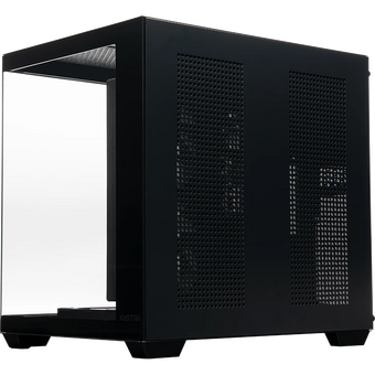  Корпус XASTRA QW400M 5ARGB-FC-C6-AC Black (QW400M-2FA24A-1FC12A-C6-AC) mATX/Aquarium/Screewless/1x120mm+2x240 ARGB PWM FC fans/Argb+PWM HUB 6port 