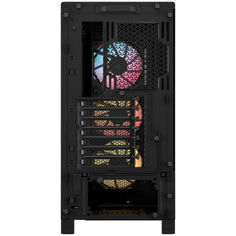  Корпус Corsair Frame 4000D RS ARGB (CC-9011296-WW), без БП, Midi-Tower, TG, 3x120mm 2xUSB-A 3.2, 1xUSB Type-C, E-ATX, ATX, mITX Black 