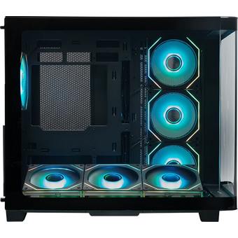  Корпус XASTRA QR500 7ARGB-FM-C10-UC Black (QR500-7FM12A-C10-UC) ATX/Aquarium/ 2 Curve Glass /7*120mm ARGB PWM FM fans/ Argb+PWM HUB 10port /Type-C 