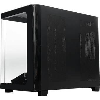  Корпус XASTRA QR500 7ARGB-FM-C10-UC Black (QR500-7FM12A-C10-UC) ATX/Aquarium/ 2 Curve Glass /7*120mm ARGB PWM FM fans/ Argb+PWM HUB 10port /Type-C 