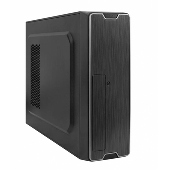  Корпус BoxIT 2203BS 400w mATX/slim 1xUSB3.0 + 1xUSB2.0 black 
